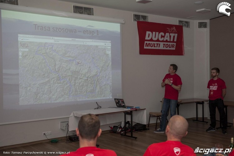 Omowienie trasy Ducati Multi Tour 2016