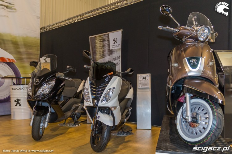 Skutery Peugeot wystawa motocykli expo Warszawa 2016