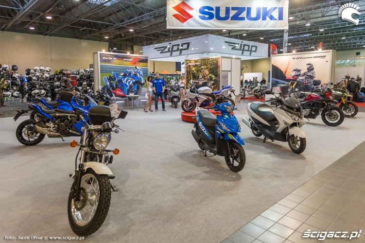 Stoisko Suzuki wystawa motocykli expo Warszawa 2016