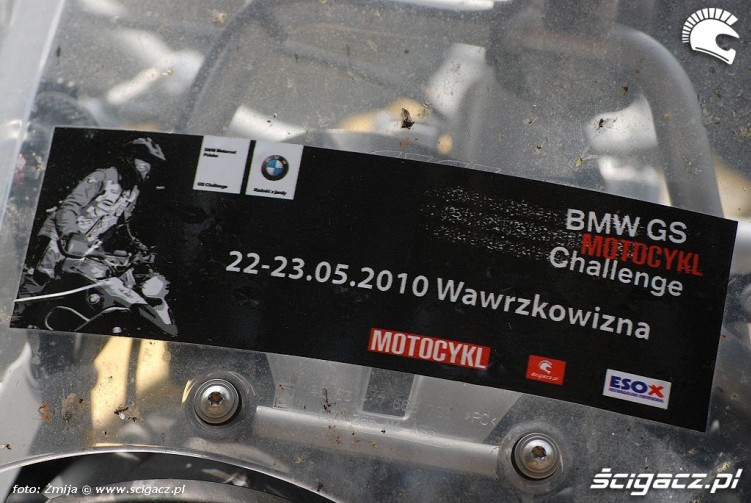Naklejka BMW Motocykl GS Challenge Belchatow