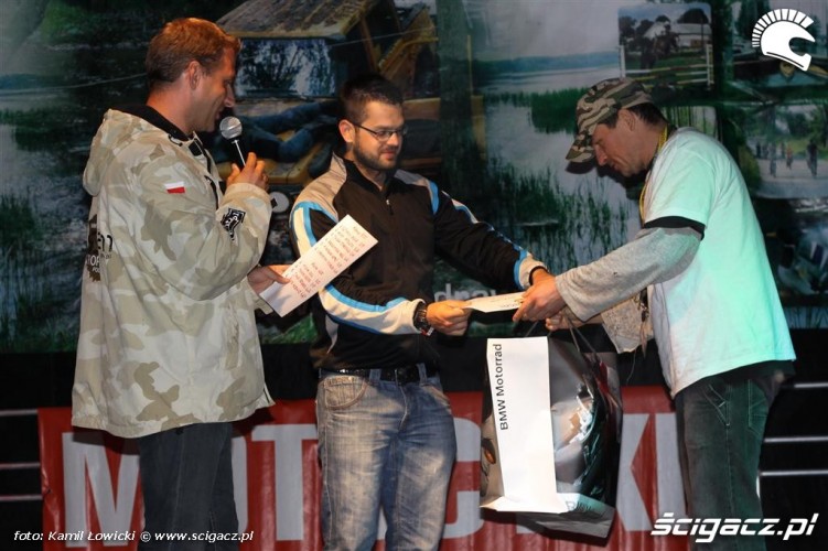 przekazanie nagrody BMW GS Trophy 2011