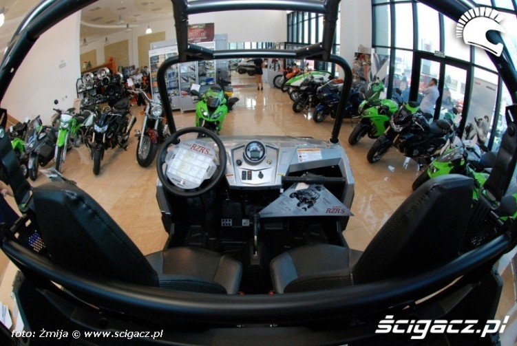 Polaris RZRS deska rozdzielcza