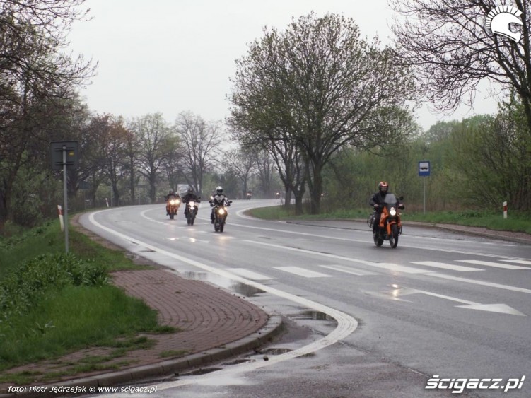 przejazd trasa Dzien testowy KTM modlin 2010