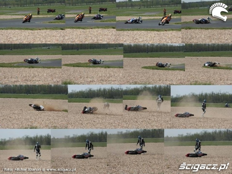 KTM Track N Test Pannoniaring 2009 crash