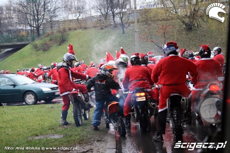 mikolaje na motocyklach Gdynia 2008