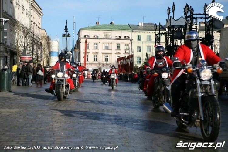 Mikolaje na motocyklach Krakow 08