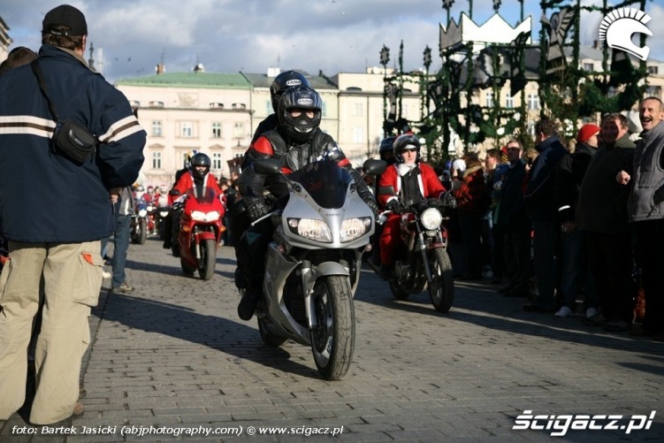 Mikolaje na motocyklach Krakow 56