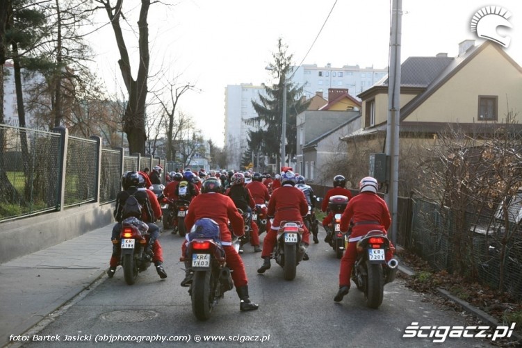 Mikolaje na motocyklach Krakow 83