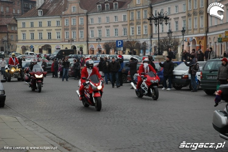 Mikolaje na motocyklach Lublin 2009 6 grudnia