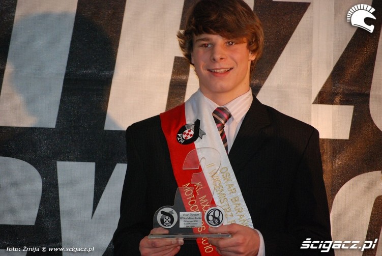 Oskar Baranski II Wicemistrz Polski MX2 Junior 2010