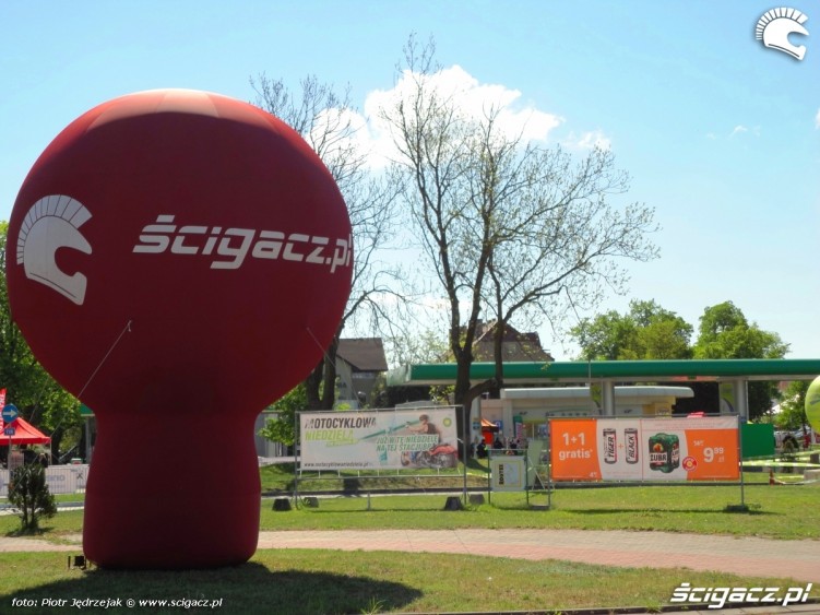 balon scigaczowy Szczecin - Motocyklowa Niedziela na stacji BP 2011