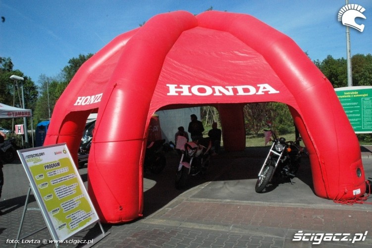 Honda na Motocyklowa niedziela BP Poznan