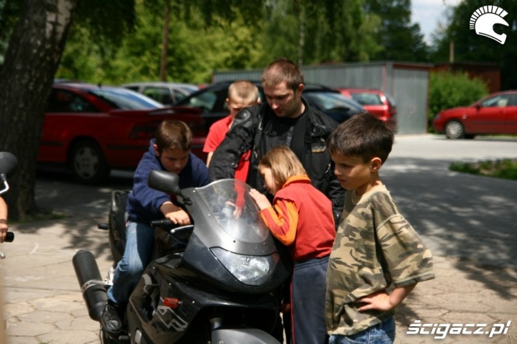 przymiarka do motocykla