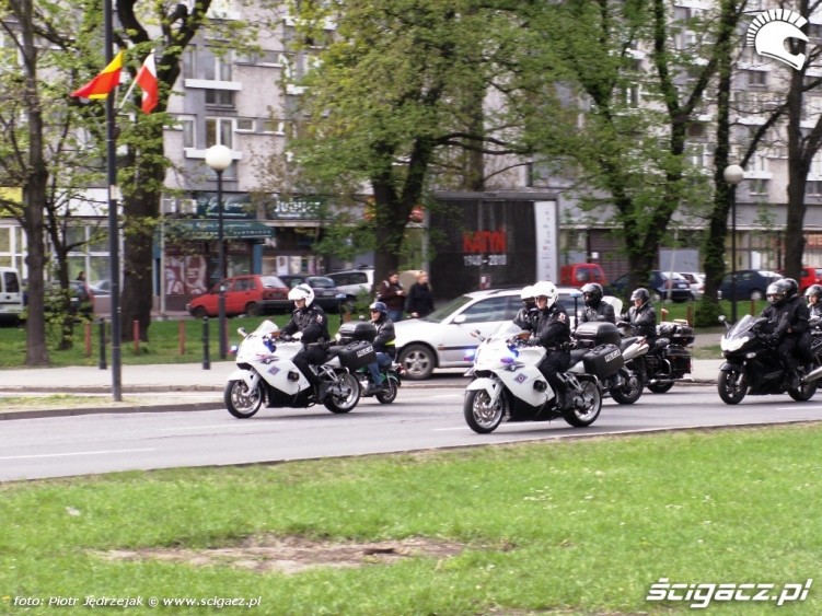 policja otwiera Otwarcie sezonu motocyklowego Bemowo 2010