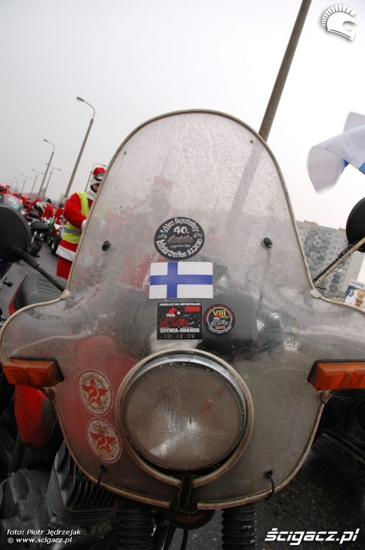 turystyk Z finlandii mikolaje na motocyklach 2010