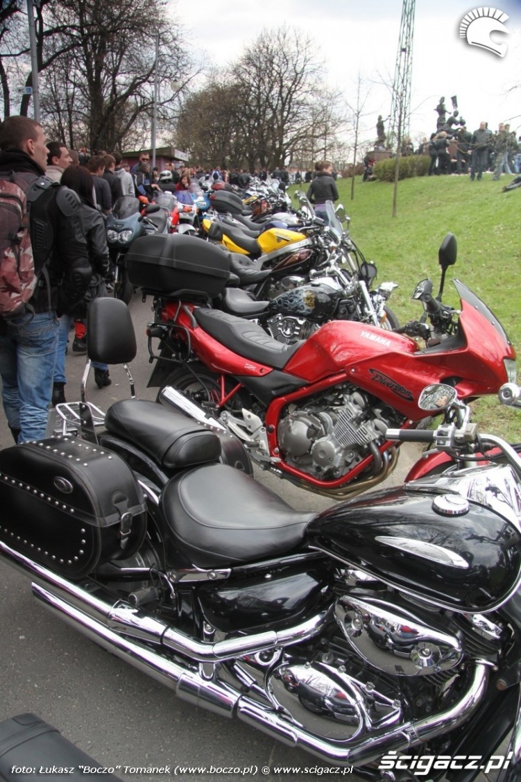 Jasna Gora motocykle w rzedzie