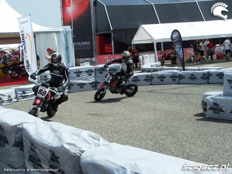 World Ducati Week 2010 minibike race