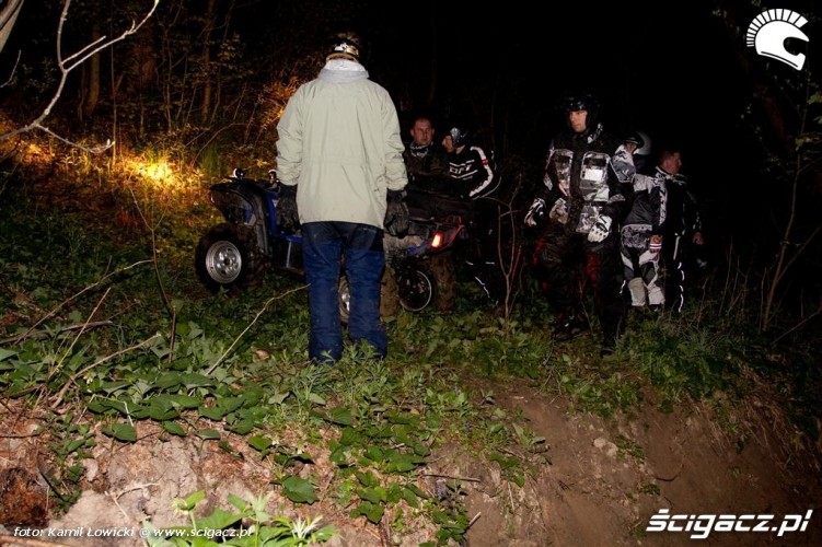 Noc na quadzie Yamaha Offroad Experience Ring Road uczestnicy