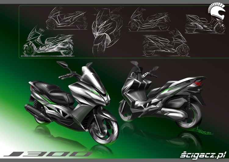 Kawasaki J300 2014 grafika