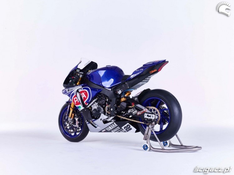 2016 Yamaha YZF R1 World Superbike lewy tyl