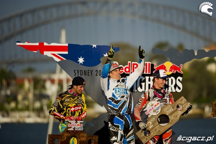podium rundy w australii