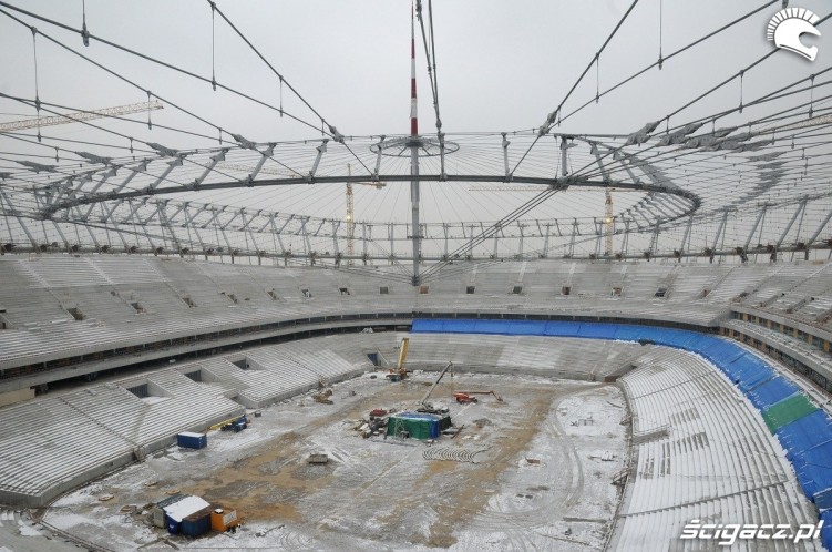 Budowa Stadion Narodowy styczen 2011