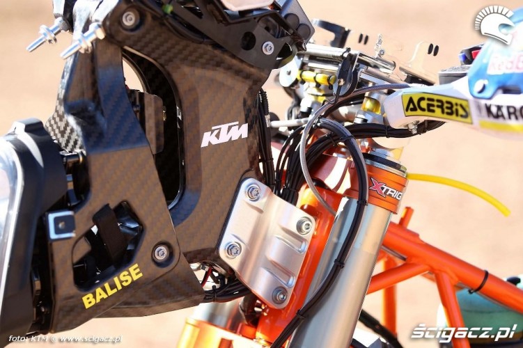 Stelaz i elektronika 2014 KTM 450 Rally