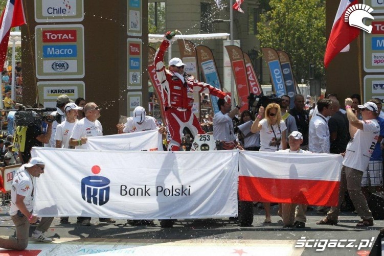 Poland National Team Rafal Sonik na mecie Dakaru 2013