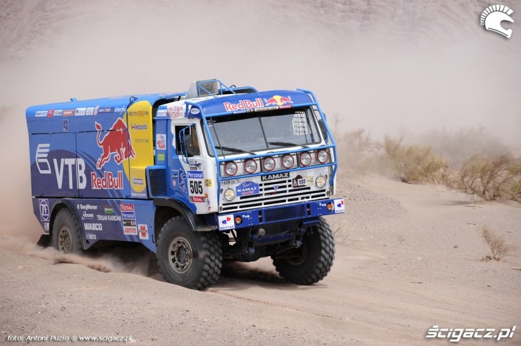 Ciezarowka Kamaz 4 etap rajdu Dakar 2010