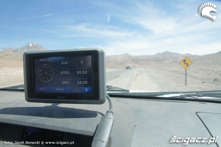 nawigacja w asmochodzie Argentyna Chile Rajd Dakar