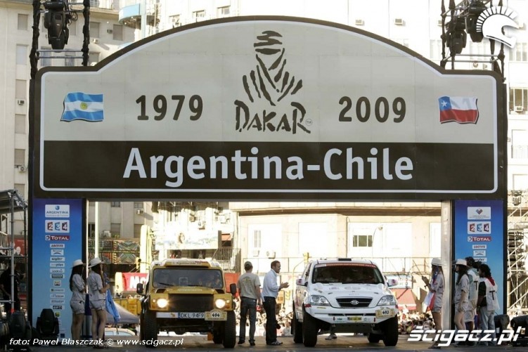 rampa startowa Dakar Argentyna chile