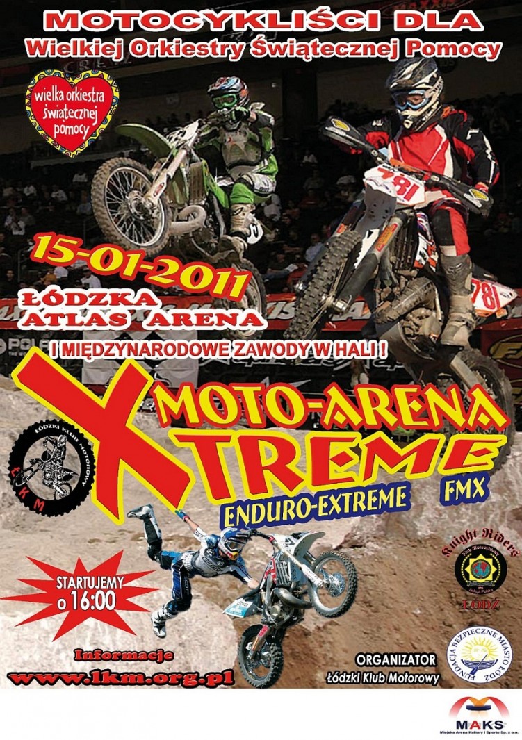 moto arena xtreme plakat zawodow
