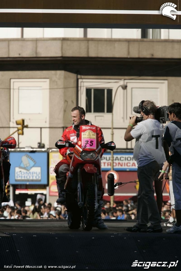 Krzysiek Jarmuz na starcie