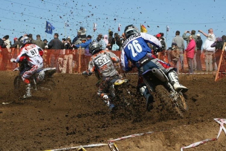 motocross lewy zakret