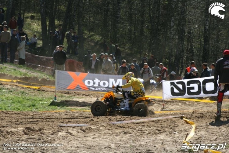 Motocross quad track