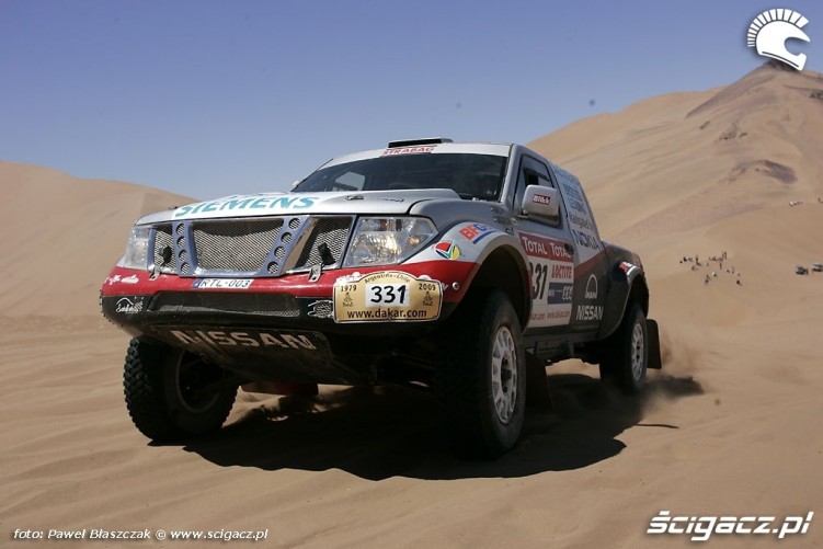 Rajd Dakar 2009 Pustynia Atacama Nissan