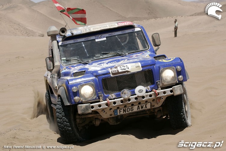 Baskowie Rajd Dakar 2010 opuszcza pustynie