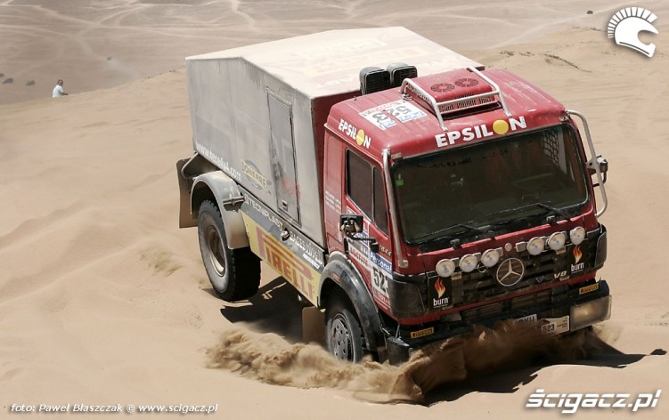Mercedes Truck Rajd Dakar 2010 opuszcza pustynie