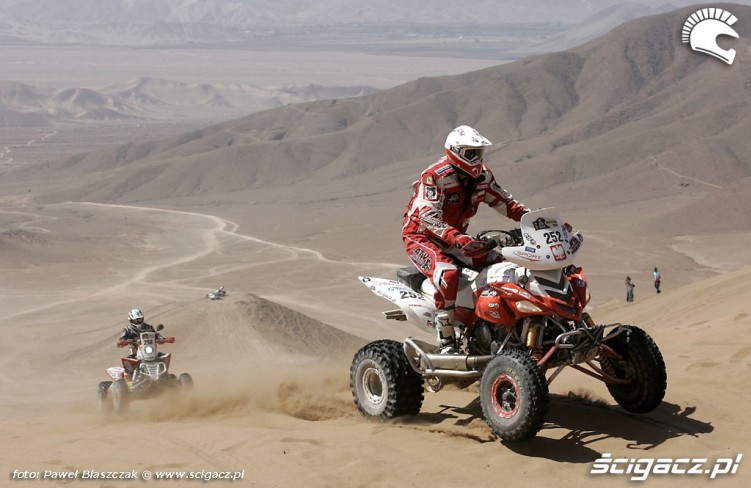 Rajd Dakar 2010 opuszcza pustynie Sonik