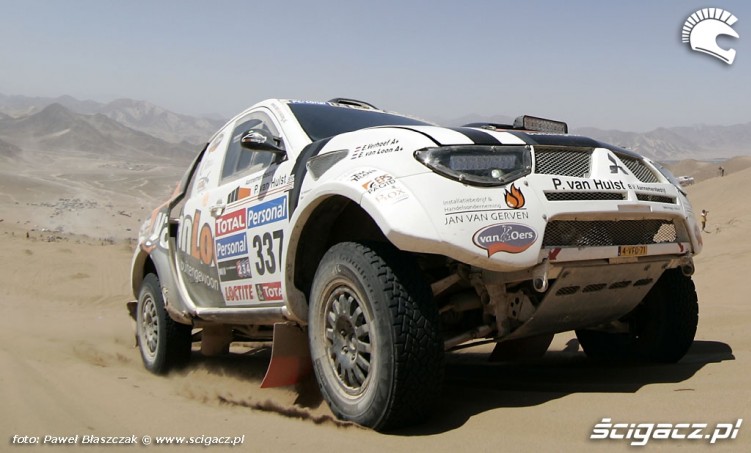 Verhoen Van Loon Rajd Dakar 2010 opuszcza pustynie