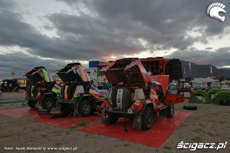 Rajd Dakar 2010 biwak
