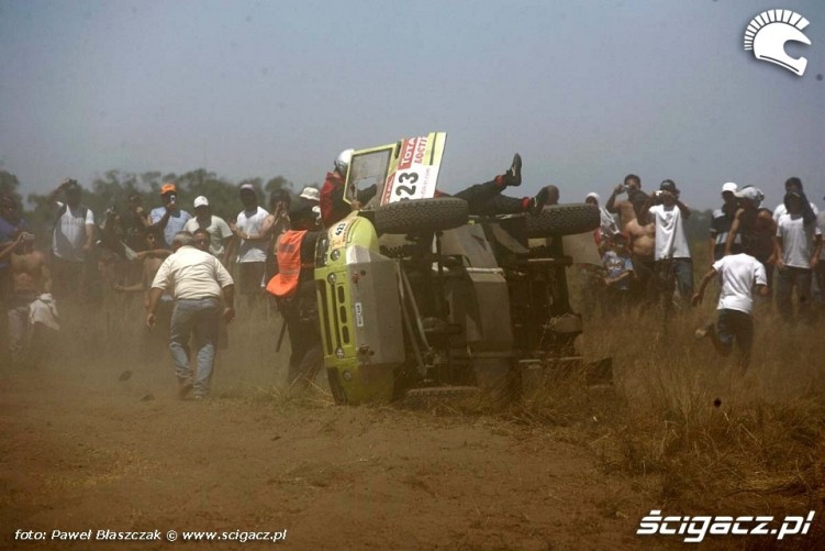 Rajd Dakar ewakuacja