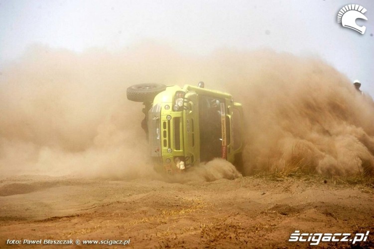 rajd dakar dachowanie