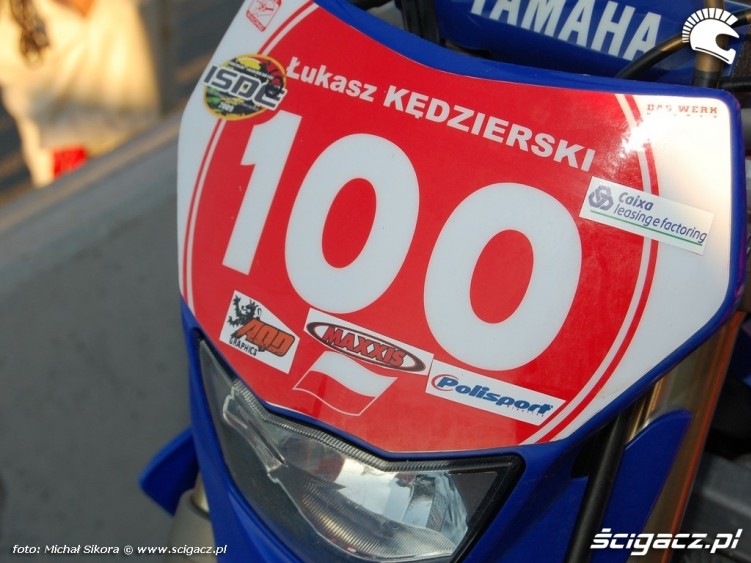 Motocykl Lukasza Kedzierskiego ISDE 2009 020