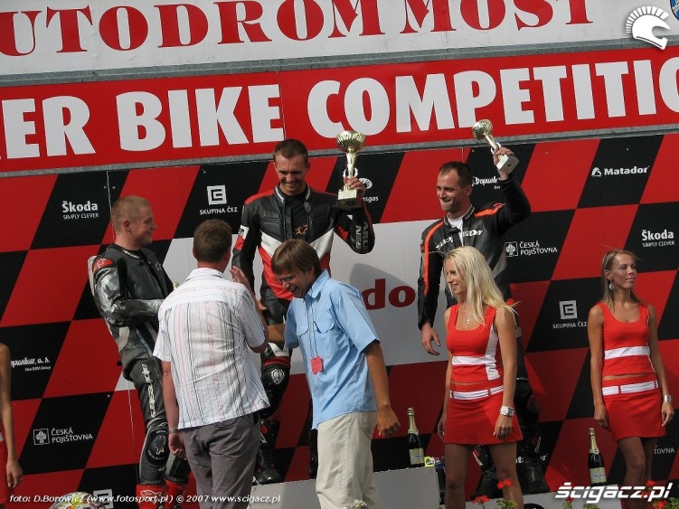 podium IV Runda Motocyklowych Mistrzostw Polski w Moscie 01