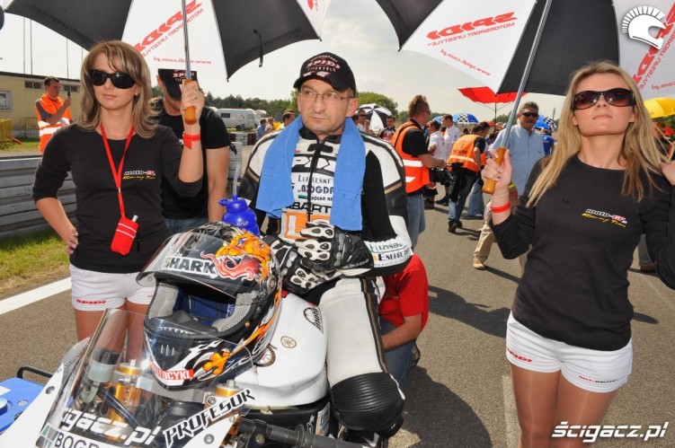 Janusz Oskaldowicz przed startem