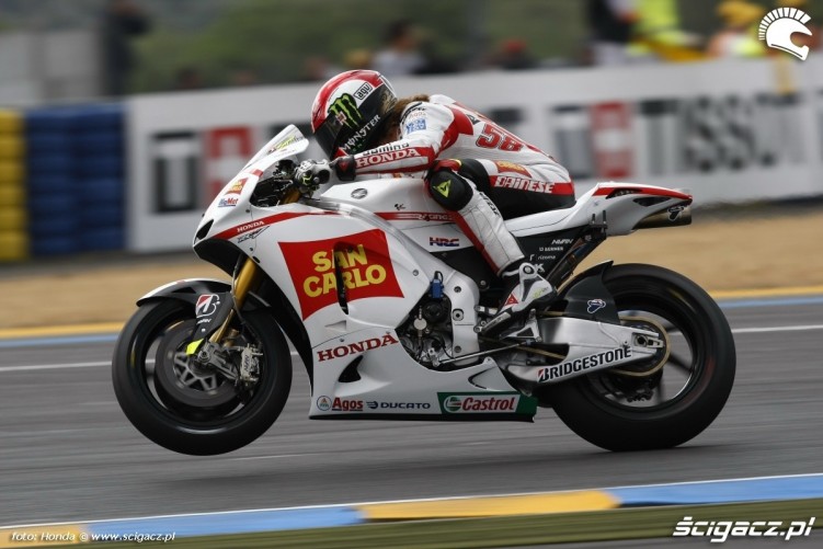 Marco Simoncelli MotoGP Francja Le Mans 2011