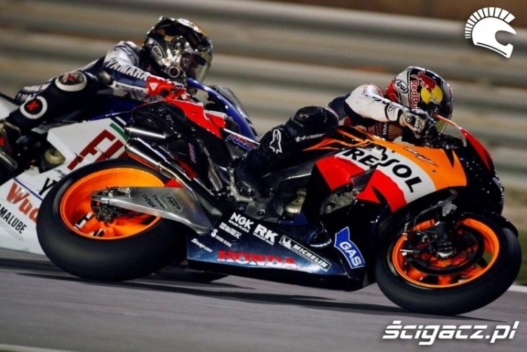 PEdrosa Lorenzo MotoGP Katar wyscig