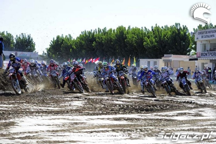 EMX125 start GP Katalonii