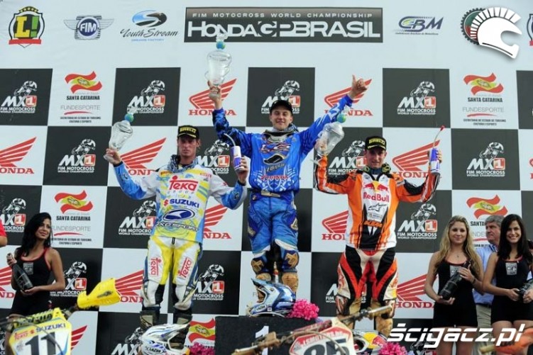 MX1 podium GP Brazylii